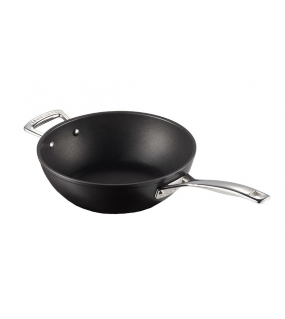 Ready for shipping - Padella Wok con Manico Lungo e Maniglia 26 Le Creuset Cooking Pan