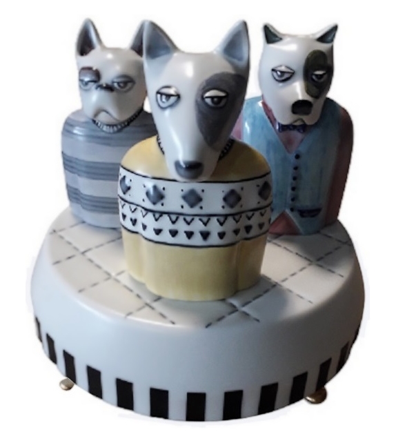 Ready for shipping - I Molossi Bosa Music Box
