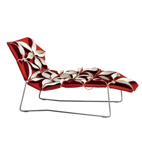 Antibodi Moroso Multicolor Chaise Longue With Flowers
