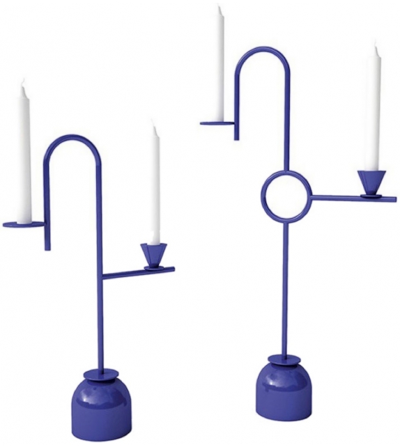 Blue Candleholders Cappellini