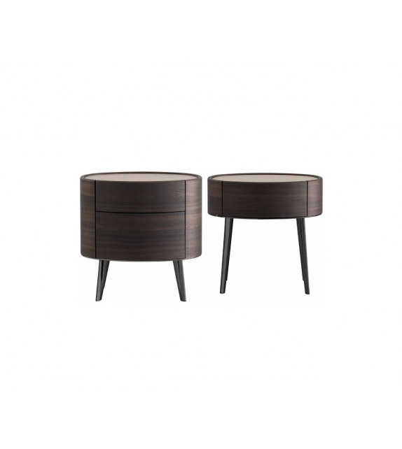 Kelly Poliform Bedside Cabinet with Metal Legs