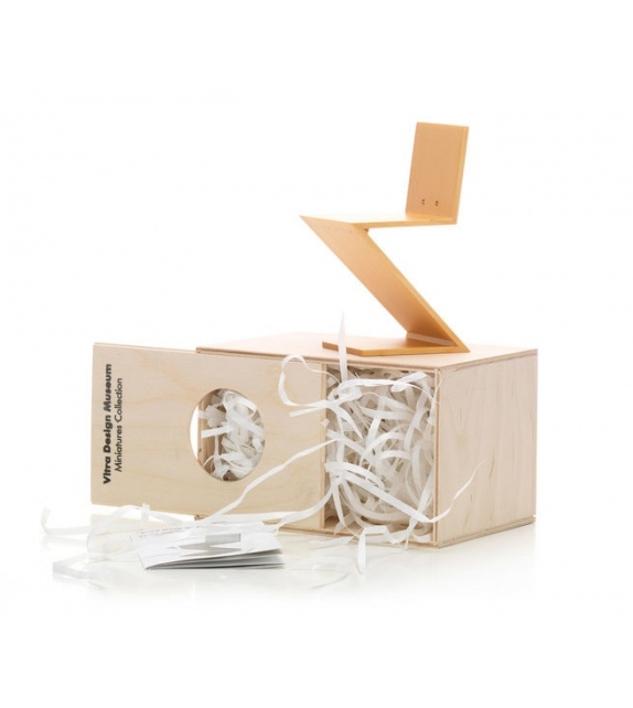 Miniature Zig Zag stoel, Rietveld Vitra